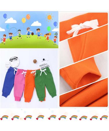 CuteOn Unisex Kids Elastic Waist Cotton Warm Trousers - 1 Year, Orange - Buy Online on SooperMarket.com