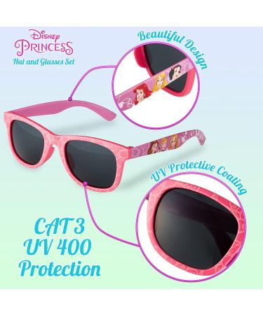 Shop Disney Baseball Cap Sunglasses & Sun Hat Set for Girls - Princess Style Perfect for Ages 3+ - Buy Online on SooperMarket.com