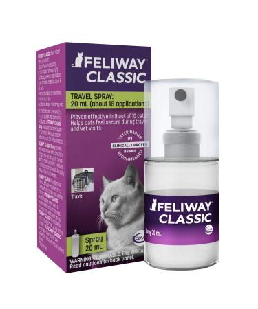 FELIWAY Classic Cat Calming Pheromone Travel Spray (20 mL)