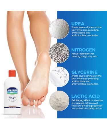 Imperial Feet Urea Foot Balm - Natural Moisturizing Cream for Rough Skin & Cracked Heels - 150ml Antioxidant Formula with Wild Herb Extract - Buy Online on SooperMarket.com