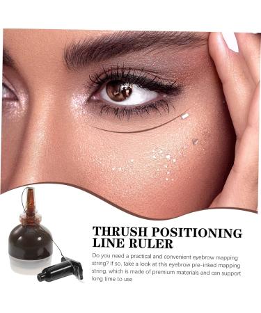 Gogogmee Measurement Tool String Ink Line Box Ink Line Ruler Eyebrow Ruler Eyebrow Line Meters Mee Brow Mapping Bottled Vial 6.5x2.6cm Brown - Buy Online on SooperMarket.com