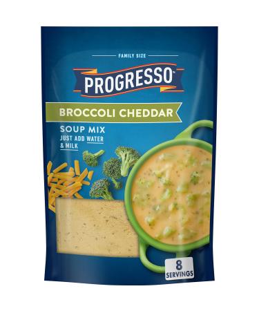 Progresso Broccoli Cheddar Soup Mix, Family Size, 8 servings, 8 oz.