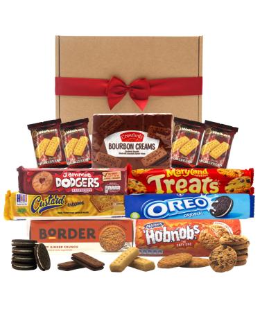 Biscuits Gift Set Biscuit Hamper Bundle (8 Varieties of Biscuits) in a Gift Hamper Biscuit Box - Some of Britain's Favourite Biscuits - An Ideal Biscuit Gift Box as a Gift or to Treat Yourself