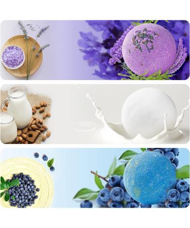 FERYES Therapeutic Bath Bomb Gift Set - 12 Fragrances - Handmade, Moisturizing, Natural & Organic - Colorful Bath Accessories - Ideal Gifts for Her - Buy Online on SooperMarket.com
