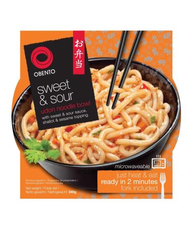 Obento Sweet & Sour Udon Bowl 240 grams 240 g (1 pack) Sweet & Sour Udon