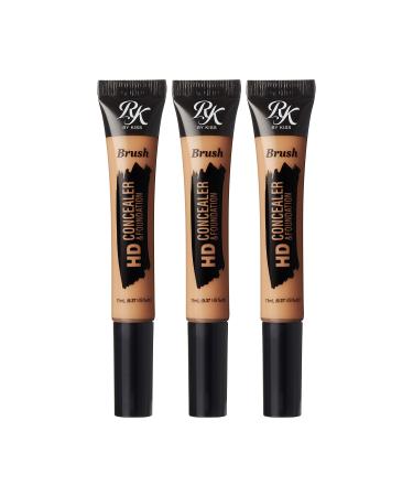 Ruby Kisses HD Brush Concealer & Foundation 3 Pack (Fawn)