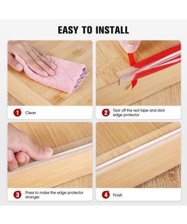 Baby Proofing Edge Protector 4.92ft - Corner Guards with Strong Adhesive | Kids Safety Desk Bumper - Child Proof Corner Guards 0.4in width - Buy Online on SooperMarket.com