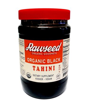 Rawseed Organic Black Tahini 32 oz Vegan - Gluten Free - Non Gmo