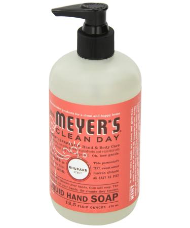 Mrs. Meyer's Rhubarb Liquid Hand Soap 12.5 OZ - Eco-Friendly International Shipping - Buy Online - Buy Online on SooperMarket.com