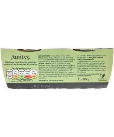 Aunty's Golden Syrup Pudding 3.35 oz - Delicious Single Serve Dessert - Buy Online on SooperMarket.com
