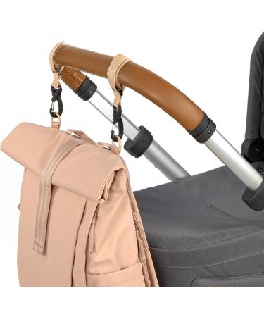 Buy Sustainable Casual Baby Diaper Backpack - Rolltop Design Stroller Attachment Bottle Holder | Peach Rose - Buy Online on SooperMarket.com