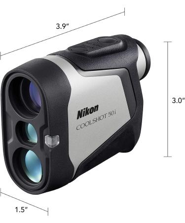 Nikon COOLSHOT 50i Grey Black - High-Performance Golf Laser Rangefinder - Buy Online on SooperMarket.com
