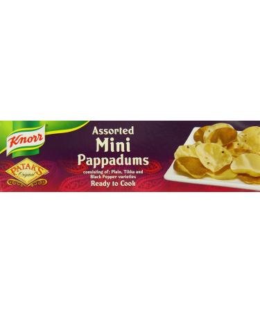 Knorr Patak's Mini Pappadums 1 kg 12953602 - Buy Online on SooperMarket.com
