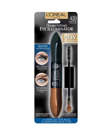 L'oreal Paris Double Extend Eye Illuminator Mascara  Black Copper  0.4-Fluid Ounce