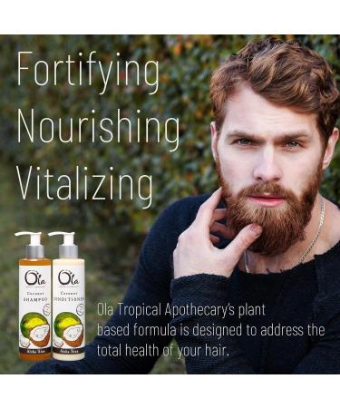 Ola Coconut Organic Shampoo - 8 fl oz | Natural Hair Care | International Shipping Available - Buy Online on SooperMarket.com