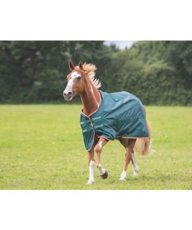 Shires Typhoon Lite Turnout Rug - Green Green 6ft 3in