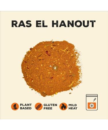 Nature Kitchen Ras El Hanout Moroccan Spices (Mild) 500g - Gluten-Free & Vegan Cooking Blends for Marinades, Sauces, Frying & Baking - Buy Online on SooperMarket.com