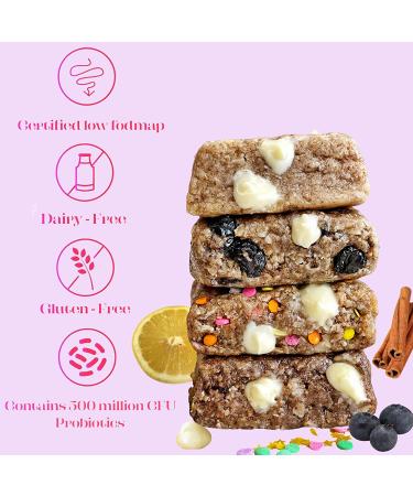 BelliWelli Vegan Gluten-Free Snack Bar Variety (8-Pack) | Low FODMAP Certified, Dairy Free, Gut Friendly with Probiotics | Guilt-Free Dessert for Breakfast | 8 Count - Buy Online on SooperMarket.com