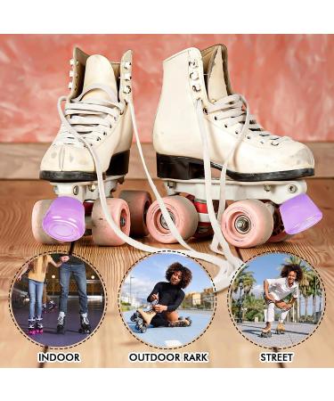 Nezylaf Roller Skate Toe Stoppers Brake Block Set | Double-Row Roller Skating Jam Plugs Violet - Buy Online on SooperMarket.com