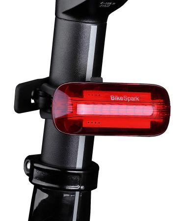 BikeSpark Auto-Sensing Rear Light G3 - 35lm Superbright LED Bike Tail Light - Motion Sensing, USB Rechargeable - IPX5 - Made in Taiwan - Buy Online on SooperMarket.com