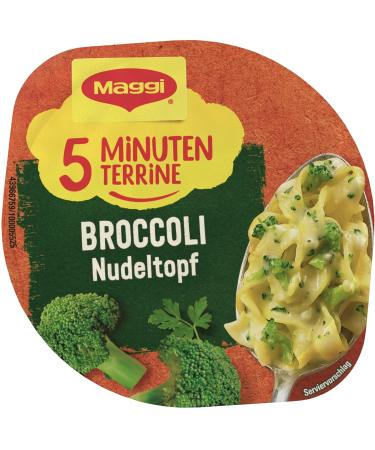 Buy MAGGI 5 Minute Terrine Broccoli Noodle Pot - Delicious Instant Meal Ready to Eat Noodles Pack of 8 (8 x 50g) - International Shipping Available - Buy Online on SooperMarket.com