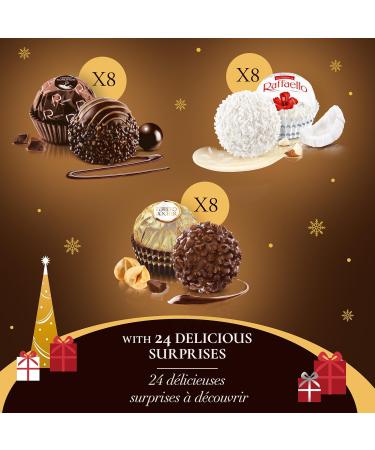 FERRERO COLLECTION Christmas Advent Calendar Fine Assorted Chocolate and Coconut Confections 259g - Buy Online on SooperMarket.com
