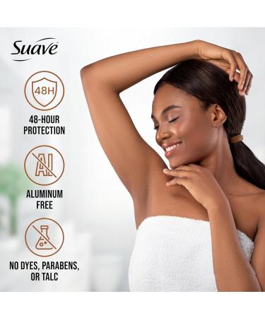 Suave Aluminum-Free Deodorant Variety 2-Pack Coconut & Vanilla + Rose Petal & Jasmine 48H Odor Protection Free of Parabens Dyes & Talc 2.7 Oz Ea - Buy Online on SooperMarket.com