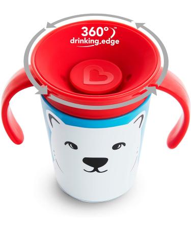 Munchkin Miracle 360 WildLove Trainer Cup - Polar Bear | 6 oz/177 ml - Buy Online on SooperMarket.com