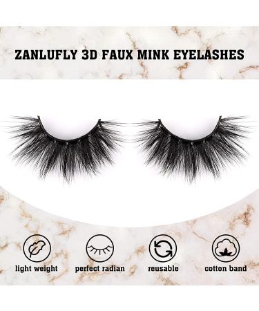 6D Mink Lashes - 22MM Fluffy Dramatic False Eyelashes | 10 Pairs Reusable Luxury Wispy Volume - Buy Online on SooperMarket.com