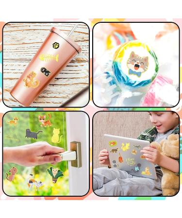 120 Glitter Cat Temporary Tattoo Stickers - Perfect for Birthday Parties and School Rewards - Buy Online on SooperMarket.com