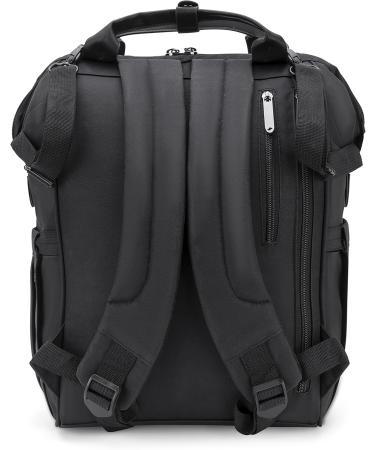 Osann Diaper Backpack - Large Capacity Black Oxford | Ultimate Storage + Phone Port - Buy Online on SooperMarket.com