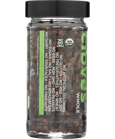 Spicely Organic Whole Cloves - Gluten Free 1.1 oz Jar | Premium Spices - Buy Online on SooperMarket.com