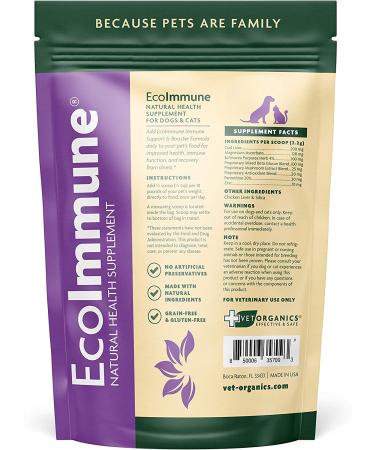 Vet Organics EcoImmune - Natural Immune Support Supplement for Dogs & Cats (4 oz) - Buy Online on SooperMarket.com