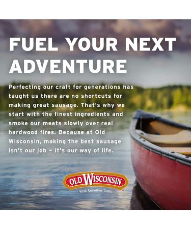 Old Wisconsin Beef Sausage Snack Sticks - Naturally Smoked, High Protein, Low Carb, Keto, Gluten Free - 5 oz Reasealable Pack - Buy Online on SooperMarket.com