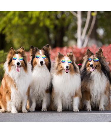 2 Pcs Dog Goggles Dog Sunglasses Dog Goggles Eye Protection Windproof Dog Glasses Anti-Fog Uv Protection Sun Glasses for Cat & Small Dogs (Black and White) - Buy Online on SooperMarket.com