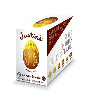 Justin's Honey Almond Butter Squeeze Packs - Gluten-Free, Non-GMO, 3 Boxes of 10 (1.15oz Each) - Buy Online on SooperMarket.com