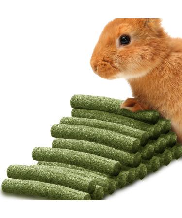 Meric Timothy Sticks for Rabbits, Nibble High Fiber Chew Treat for Pocket Pets, Supports Digestive and Oral Health of Hamster, Guinea Pig, Chinchilla and Other Small Animals, 20-Sticks per Pack