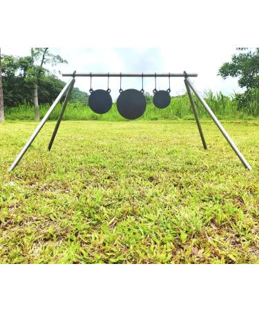 AR500 Steel Target Hangers & Gong Combo Pack DIY Hanging Kit for EMT Conduit Includes 6 Hooks - Buy Online on SooperMarket.com
