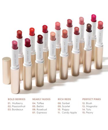 Buy Jane Iredale ColorLuxe Hydrating Cream Lipstick - Vegan Peony | Creamy Highly Pigmented Moisturizing Lip Color for Bold Satin Finish International Shipping Available - Buy Online on SooperMarket.com