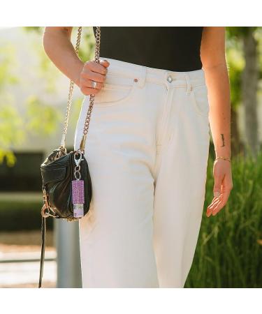 SABRE Jeweled Pepper Spray: Maximum Strength, Fashionable Design - Lavender Pepper Spray with Quick Access Snap Clip and Key Ring - Buy Online on SooperMarket.com