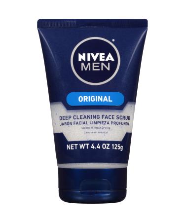 NIVEA Men Original Deep Cleaning Face Scrub 4.4 Ounce