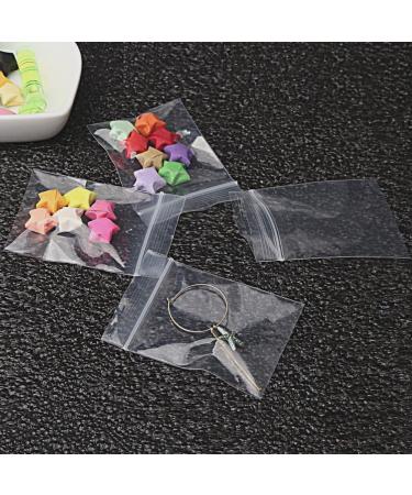100 PCS Small Ziplock Bags 2" x 2.76" Resealable Zipper Poly Bags Small Plastic Bags Mini Ziplock Bags Clear Zip lock Bags for Jewelry Screws Storage 100 Count (Pack of 1) - Buy Online on SooperMarket.com
