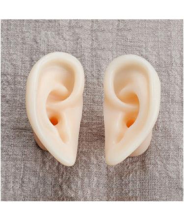 Soft Silicone Ear Template - Artificial Simulation Human Simulation Ear - Eare Acupuncture Acupuncture Point Template - for Acupuncture Soujons Loops
