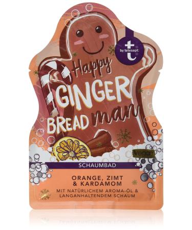 T: by Tetesept Nursing Foambad Happy Gingerbread Man with a winter fragrance - Fluffy bathing foam for a wintry bathing experience - nourishing bathing additive - 1 x 40 ml