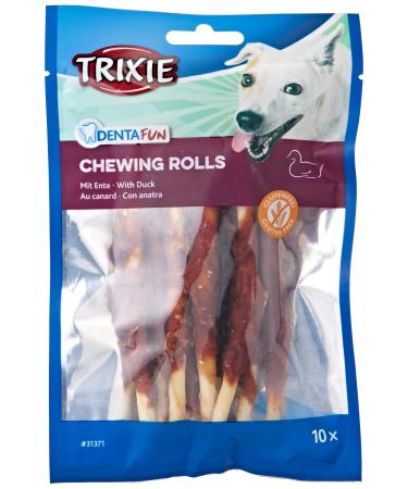 Denta Fun Duck Chewing Rolls 12 cm 10 pieces/80 g Denta Fun Duck Chewing Rolls 10 pieces (1 pack)