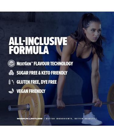 LIMITLESS Magnum 504g - Muscle Workout Powder Sport Pre Workout for Men and Women May Assist & Support Increase Energy Focus and Endurance - Pink Lemonade - Buy Online on SooperMarket.com