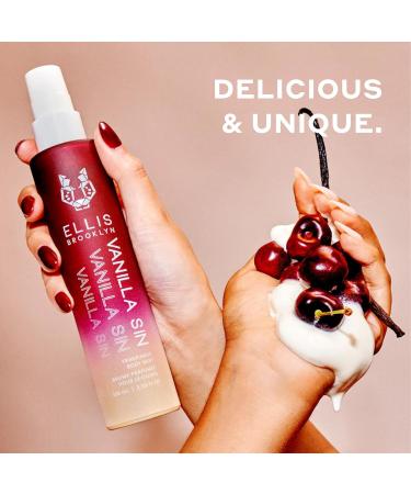 Ellis Brooklyn VANILLA SIN Hair And Body Mist - Gourmand Perfume with Black Cherry Fresh Freesia & Bourbon Vanilla Vegan Perfume Made In The USA VANILLA SIN 1.69 Fl Oz (Pack of 1) - Buy Online on SooperMarket.com