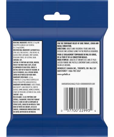 HALLS Regular Cough Drops Throat Lozenges Sore Throat Relief Mentho-Lyptus 4 Packs of 9 Lozenges - Buy Online on SooperMarket.com