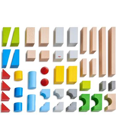 HABA 305162 Building Blocks - Large Colorful Set for Kids Age 1-8 43 Wooden Stones for Motor Skills Development - Buy Online on SooperMarket.com