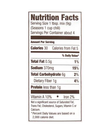 McCormick Organics Chili Seasoning Mix  1.25 oz (Pack of 12) 1.25 Ounce (Pack of 12) - Buy Online on SooperMarket.com
